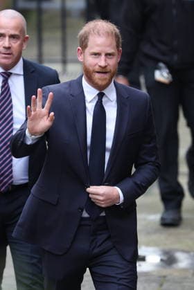 . 19 01 2026. London, United Kingdom. Prince Harry, the Duke of Sussex, arriving for the start of his legal case against Associated Newspapers, at the High Court in London.  xStephenxLockx xi-Imagesx IIM-26515-0005