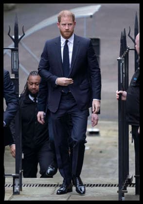 . 19 01 2026. London, United Kingdom. Prince Harry, the Duke of Sussex, arriving for the start of his legal case against Associated Newspapers , at the High Court in London.  xStephenxLockx xi-Imagesx IIM-26515-0018