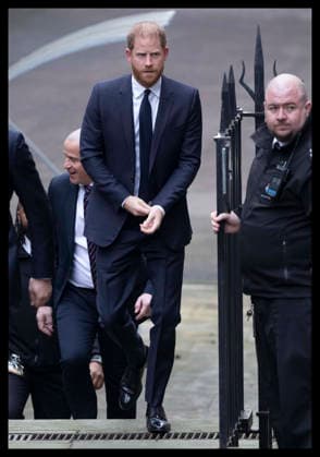 . 19 01 2026. London, United Kingdom. Prince Harry, the Duke of Sussex, arriving for the start of his legal case against Associated Newspapers , at the High Court in London.  xStephenxLockx xi-Imagesx IIM-26515-0020