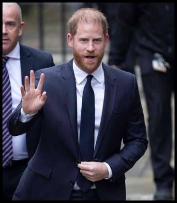 . 19 01 2026. London, United Kingdom. Prince Harry, the Duke of Sussex, arriving for the start of his legal case against Associated Newspapers , at the High Court in London.  xStephenxLockx xi-Imagesx IIM-26515-0027