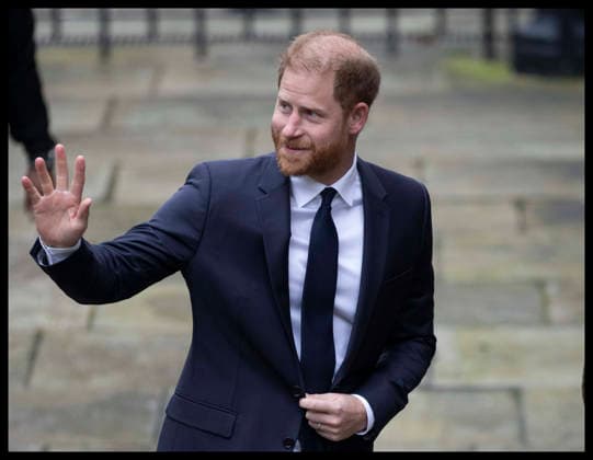 . 19 01 2026. London, United Kingdom. Prince Harry, the Duke of Sussex, arriving for the start of his legal case against Associated Newspapers , at the High Court in London.  xStephenxLockx xi-Imagesx IIM-26515-0032