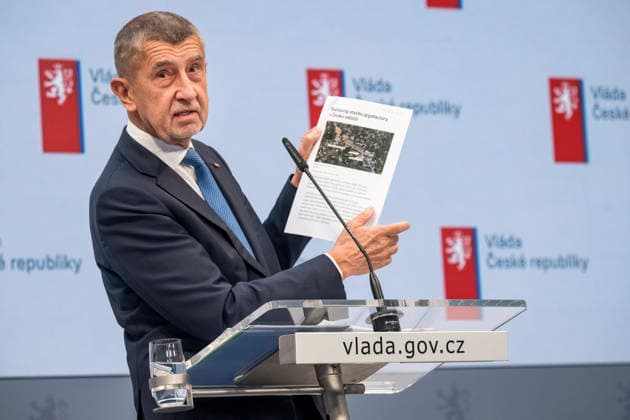 Czech Prime Minister Andrej Babis (ANO) speaks at a press conference after government meeting, in Prague, Czech Republic, on January 19, 2026. (CTKxPhoto VitxSimanek) CTKPhotoP2026011904243  CTKPhotoP2026011904243