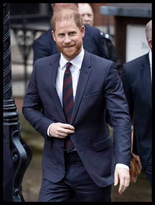 . 21 01 2026. London, United Kingdom. Prince Harry, the Duke of Sussex, leaving the High Court in London, after giving evidence on day three of his trial against Associated Newspapers.  xStephenxLockx xi-Imagesx IIM-26522-0026