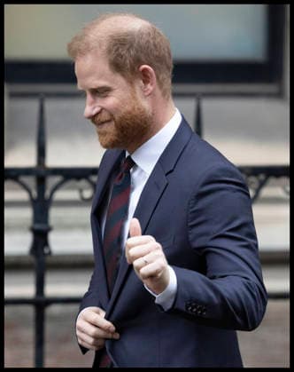 . 21 01 2026. London, United Kingdom. Prince Harry, the Duke of Sussex, leaving the High Court in London, after giving evidence on day three of his trial against Associated Newspapers.  xStephenxLockx xi-Imagesx IIM-26522-0031