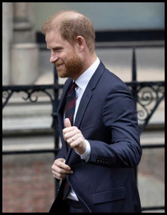 . 21 01 2026. London, United Kingdom. Prince Harry, the Duke of Sussex, leaving the High Court in London, after giving evidence on day three of his trial against Associated Newspapers.  xStephenxLockx xi-Imagesx IIM-26522-0032
