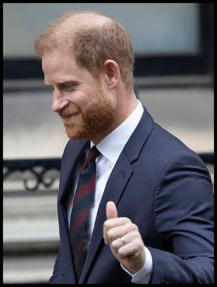 . 21 01 2026. London, United Kingdom. Prince Harry, the Duke of Sussex, leaving the High Court in London, after giving evidence on day three of his trial against Associated Newspapers.  xStephenxLockx xi-Imagesx IIM-26522-0034