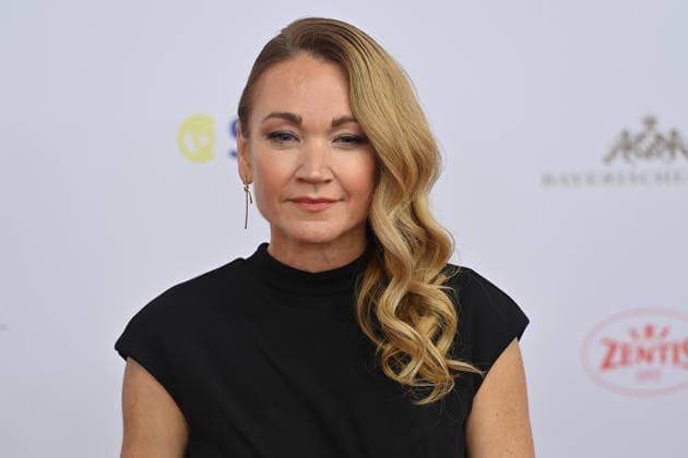 Lisa Maria POTTHOFF Actress, single picture, cropped single motif, portrait, portrait, portrait 50 German Film Ball, Red Carpet, Red Carpet, on 24 01 2026 at the H o t e l B a y e r i s c h e r H o f, M u e n c h e n