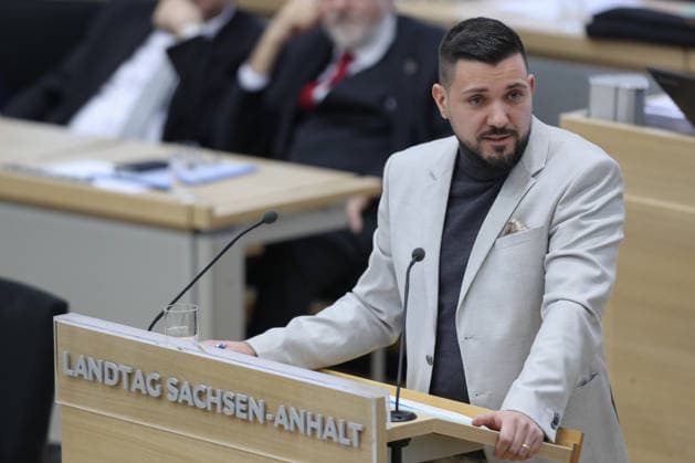 28 01 2026, xtgx, Saxony-Anhalt state parliament session, election of Minister President Tobias Rausch Alternative for Germany, AfD Magdeburg