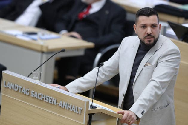 28 01 2026, xtgx, Saxony-Anhalt state parliament session, election of Minister President Tobias Rausch Alternative for Germany, AfD Magdeburg