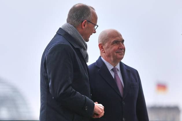 Berlin, Germany, 28 01 2026 Federal Chancellery Visit of the Romanian Prime Minister Federal Chancellor Friedrich Merz CDU and Ilie Bolojan Copyright: xdtsxNachrichtenagenturx dts_103769