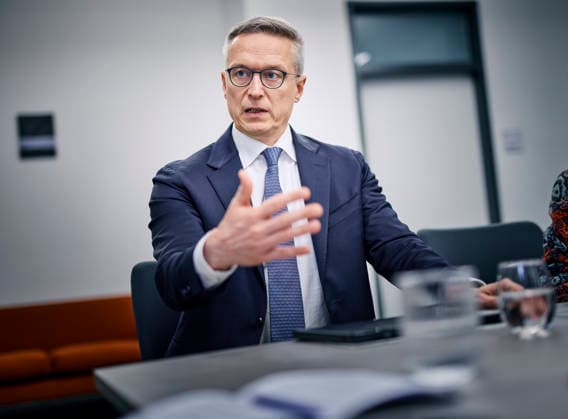 Dr Karsten Wildberger, Federal Minister for Digital and State Modernization, recorded during an interview in Berlin, 03 11 2025 Berlin Germany Copyright: xSebastianxRaux