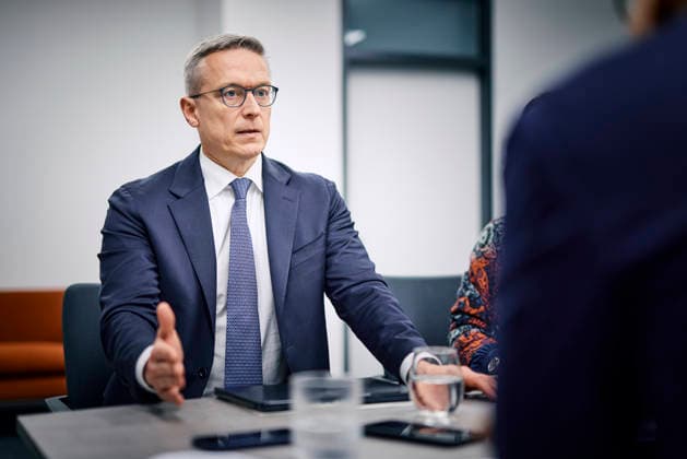 Dr Karsten Wildberger, Federal Minister for Digital and State Modernization, recorded during an interview in Berlin, 03 11 2025 Berlin Germany Copyright: xSebastianxRaux