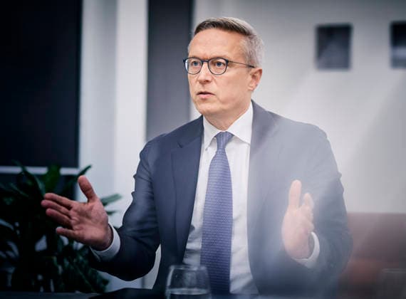 Dr Karsten Wildberger, Federal Minister for Digital and State Modernization, recorded during an interview in Berlin, 03 11 2025 Berlin Germany Copyright: xSebastianxRaux