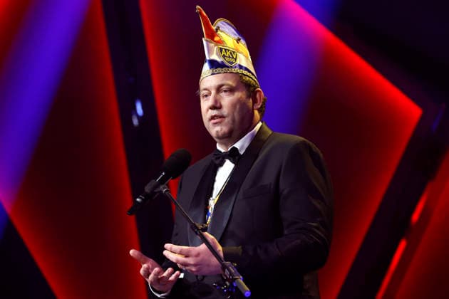 Politician Lars Klingbeil SPD , Federal Minister of Finance and Vice-Chancellor, at the ceremony for the award of the Order against Animal Seriousness of the Aachen Carnival Association AKV in the Eurogress Aachen, 31 01 2026 NRW Germany Copyright: xChristophxHardtx