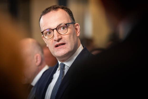 Jens Spahn, Chairman of the CDU CSU parliamentary group, recorded during a press statement in the German Bundestag, Berlin, 27 01 2026 Berlin Germany Copyright: xNeelexJanssenx