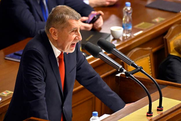 Czech Prime Minister Andrej Babis (ANO) speaks at Chamber of Deputies meeting to vote no confidence in the government, in Prague, Czech Republic, on February 3, 2026. (CTKxPhoto KaterinaxSulova) CTKPhotoP2026020303269  CTKPhotoP2026020303269