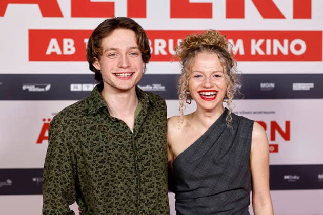 Actor Philip Müller and actress Kya Celina Barucki at the NRW premiere of the film Die Ältern at Cinedom Cologne, 03 02 2026 NRW Germany Copyright: xChristophxHardtx