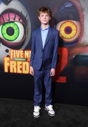 Universal Pictures Five Nights At Freddy s 2 Premiere 02 December 2025 - Hollywood, California - Grant Feely, . Universal Pictures Five Nights At Freddy s 2 Premiere held at The TCL Chinese Theatre . Photo Credit: AdMedia Hollywood CA United States EDITORIAL USE ONLY  Copyright: xx ADx admphotostwo956336