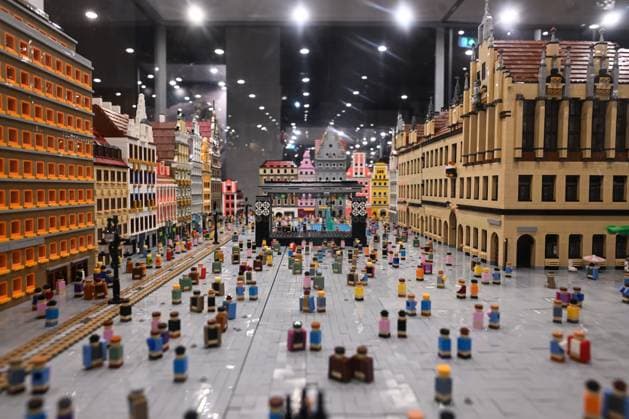 Europe’s biggest LEGO exhibition in Wroclaw Poland WROCLAW, POLAND - FEBRUARY 04: A view of the LEGO exhibition as visitors try to have a chance to walk and watch different LEGO constructions at the Europe s biggest LEGO exhibition in Wroclaw, Poland on February 04, 2026. The largest LEGO Brick Building Exhibition in Europe is an attraction located in Sky Tower in Wroclaw. A surface as much as 1500m square meters, nearly 15 million LEGO bricks, almost 150 models depicting architecture, pop culture and the natural world , 4 supermodels, made of hundreds of thousands of elements such as a rally Porsche 911 T with a length of 4,2 m, a medieval dragon with over 3 m long. The world s largest buildings made of LEGO bricks: Golden Gate Bridge and Copyright: x2026xAnadoluxOmarxMarquesx