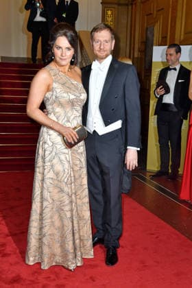 Michael Kretschmer Prime Minister of the Free State of Saxony with partner Annett Hofmann as guests at the SemperOperaball in Dresden on 06 02 2026