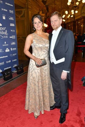 Michael Kretschmer Prime Minister of the Free State of Saxony with partner Annett Hofmann as guests at the SemperOperaball in Dresden on 06 02 2026