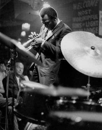 RECORD DATE NOT STATED Miles Davis performing at Shelly Manne s nightclub in Los Angeles circa 1960 EDITORIAL USE ONLY  Copyright: x