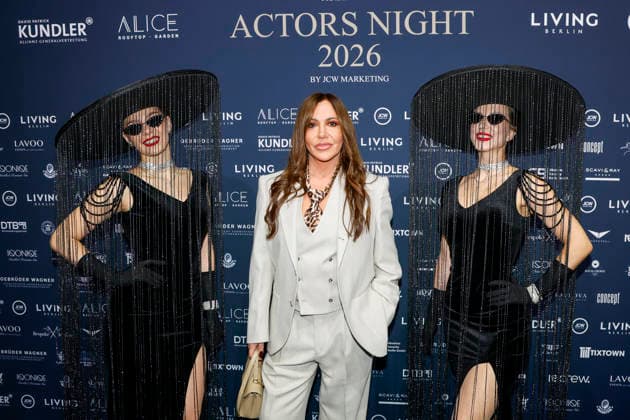 Simone Thomalla at Actors Night 2026 in the Alice Rooftop Garden at Living Berlin