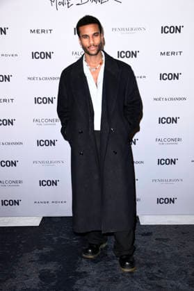 Tijan Njie at the ICON Movie Dinner 2026 at Restaurant Tim Raue Berlin, 11 02 2026 Foto:xN.xKubelkax xFuturexImagex icon_6258
