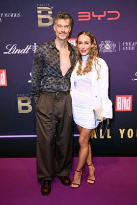 Wayne Carpendale with wife Annemarie Carpendale at the Place To B Party by BILD Constantin Film as part of the Berlinale 2026 at Restaurant Borchardt Berlin, 14 02 2026 Foto:xN.xKubelkax xFuturexImagex place_6260