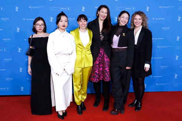 Purnima Grätz, Andrea Guo, Stefanie Ren, Elisa Hofmann, Mia Spengler and Antonia Bill at the premiere of the ARD series House of Yang at the Berlinale 2026 76 Berlin International Film Festival at the Zoo Palast Berlin, 19 02 2026 Foto:xC.xTamckex xFuturexImagex yang_6218