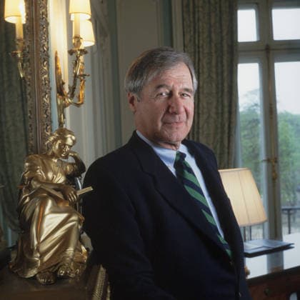 Portrait of Ed McBain born Salvatore Lombino aka Evan Hunter, Richard Marsten, Hunt Collins, Curt Cannon and Ezra Hannon 15 03 1994 Philippe MATSAS Opale photo RECORD DATE NOT STATED  Copyright: x PhilippexMATSAS Opale.photox