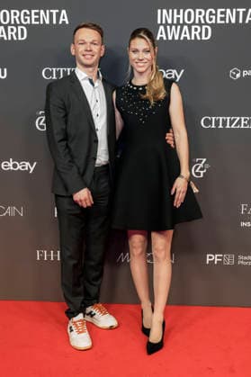 Raphael Netz and Selina Söder at the presentation of the 9 Inhorgenta Awards 2026 in the Bavaria Studios Grünwald, 21 02 2026 Foto:xN.xKolinzx xFuturexImagex inhorgenta_6259