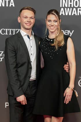 Raphael Netz and Selina Söder at the presentation of the 9 Inhorgenta Awards 2026 in the Bavaria Studios Grünwald, 21 02 2026 Foto:xN.xKolinzx xFuturexImagex inhorgenta_6260