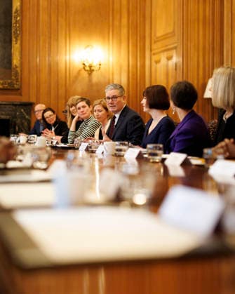 Prime Minister Keir Starmer hosts SEND roundtable 23 02 2026. London, United Kingdom. Prime Minister Keir Starmer hosts a special educational needs and disability (SEND) reform roundtable in 10 Downing Street., Credit:Lauren Hurley Avalon United Kingdom, Greater London, London, 10 Downing Street  Copyright: xLaurenxHurleyx xAvalonx 1077630118