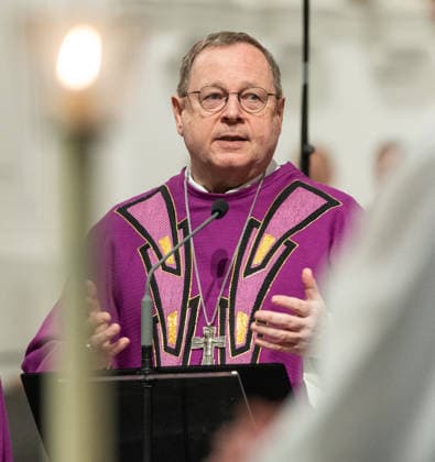 Wuerzburg, Burkardushaus, 23 02 2026, The German Bishops Conference 2026 Picture Chairman of the German Bishops Conference, Bishop Dr. Georg Baetzing at the opening service of the General Assembly in St. Kilians Cathedral in Wuerzburg Copyright: HMBxMedia xJulienxBecker