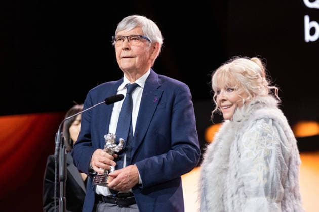 Anna Calder Marshall and Tom Courtenay with the Silver Bear for Best Acting Performance in a Supporting Role in the film Queen at Sea at the 76th Berlin International Film Festival Anna Calder Marshall and Tom Courtenay with the Silver Bear for Best Supporting Performance in the film Queen at Sea at the 76th Berlin International Film