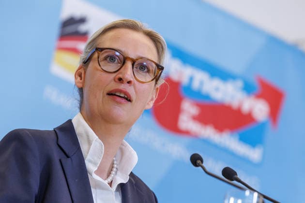 Statement AfD Alice Weidel AfD , at a statement of the AfD on 24 02 26 in Berlin Berlin Germany Reichstag