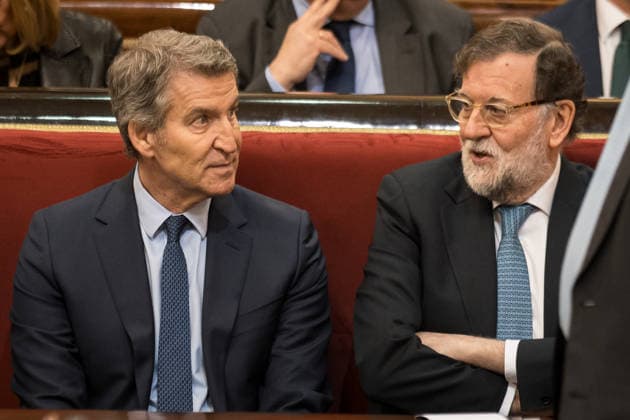 The King attends the presentation of the book El Rey by Manuel García Pelayo The President of the Popular Party, Alberto Núnez Feijóo i , and the President of the Government Mariano Rajoy d , during the presentation of the book El Rey by Manuel García Pelayo, in the Senate, on February 25, 2026, in Madrid Spain The presentation of the book El Rey, by Manuel García Pelayo, coincides with the commemoration of the XXXV anniversary of the death of the author 25 FEBRUARY 2026 BOOK PRESENTATION Diego Radamé Madrid Madrid Madrid Spain  Copyright: xDiegoxRadamÃ sx 7320512