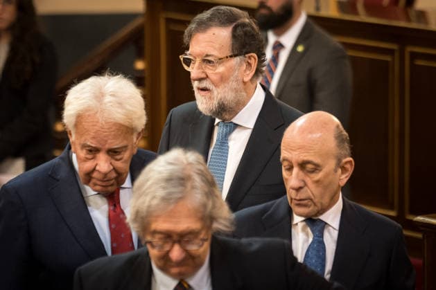 The King attends the presentation of the book El Rey by Manuel García Pelayo Former Prime Ministers Felipe González i and Mariano Rajoy c , during the presentation of the book El Rey by Manuel García Pelayo, at the Senate, on February 25, 2026, in Madrid Spain The presentation of the book El Rey, by Manuel García Pelayo, coincides with the commemoration of the 35th anniversary of the authors death 25 FEBRUARY 2026 BOOK PRESENTATION Diego Radamé Madrid Madrid Madrid Spain  Copyright: xDiegoxRadamÃ sx 7320560