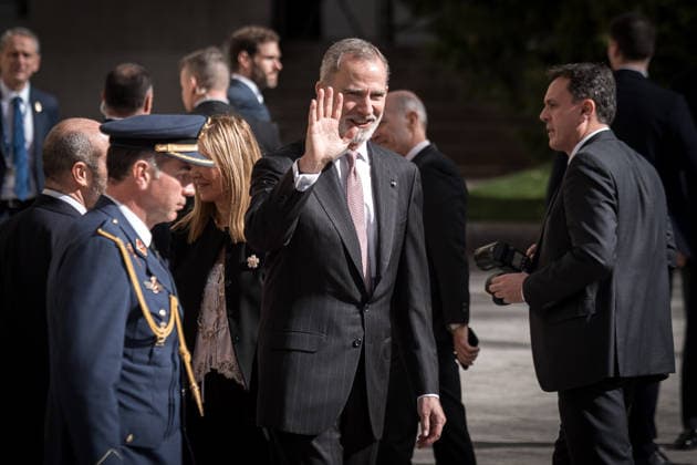 The King attends the presentation of the book El Rey by Manuel García Pelayo King Felipe VI c during the presentation of the book El Rey by Manuel García Pelayo, in the Senate, on February 25, 2026, in Madrid Spain The presentation of the book El Rey, by Manuel García Pelayo, coincides with the commemoration of the 35th anniversary of the death of the author 25 FEBRUARY 2026 BOOK PRESENTATION Diego Radamé Madrid Madrid Madrid Spain  Copyright: xDiegoxRadamÃ sx 7320654