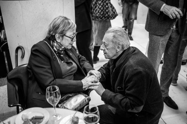 Prix Sollers 2025 Olivier Nora and Julia Kristeva RECORD DATE NOT STATED  Copyright: x nicolasxguilbert Opale.photox