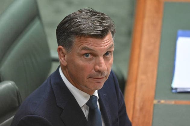 QUESTION TIME, Leader of the Opposition Angus Taylor during Question Time in the House of Representatives at Parliament House in Canberra, Monday, March 2, 2026. ( NO ARCHIVING CANBERRA AUSTRALIAN CAPITAL TERRITORY AUSTRALIA  Copyright: xMICKxTSIKASx 20260302159802375591