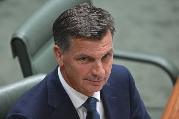 QUESTION TIME, Leader of the Opposition Angus Taylor during Question Time in the House of Representatives at Parliament House in Canberra, Monday, March 2, 2026. ( NO ARCHIVING CANBERRA AUSTRALIAN CAPITAL TERRITORY AUSTRALIA  Copyright: xMICKxTSIKASx 20260302167707287820
