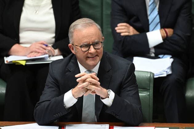 QUESTION TIME, Australian Prime Minister Anthony Albanese reacts during Question Time in the House of Representatives at Parliament House in Canberra, Wednesday, March 2, 2026. ( NO ARCHIVING CANBERRA AUSTRALIAN CAPITAL TERRITORY AUSTRALIA  Copyright: xLUKASxCOCHx 20260302178289046679