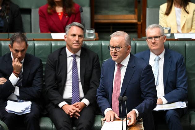 QUESTION TIME, Australian Prime Minister Anthony Albanese speaks during Question Time in the House of Representatives at Parliament House in Canberra, Tuesday, March 3, 2026. ( NO ARCHIVING CANBERRA AUSTRALIAN CAPITAL TERRITORY AUSTRALIA  Copyright: xLUKASxCOCHx 20260303178985759002