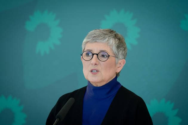 Press statement, Bündnis 90 Die Grünen, Britta Haßelmann Press statement, Reichstag building, Bundestag parliamentary group, Bündnis 90 Die Grünen, Chairwoman, Britta Haßelmann Berlin Berlin GER