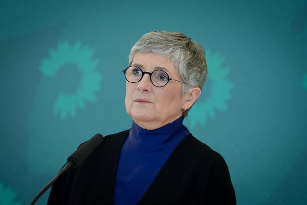 Press statement, Bündnis 90 Die Grünen, Britta Haßelmann Press statement, Reichstag building, Bundestag parliamentary group, Bündnis 90 Die Grünen, Chairwoman, Britta Haßelmann Berlin Berlin GER