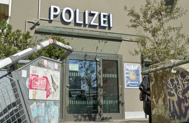 Kotti Wache, police station at Kottbusser Tor, Kreuzberg, Berlin, Germany