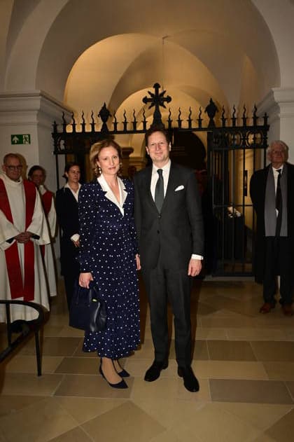 Sophie Princess of Prussia, née Princess of Isenburg and Georg Friedrich Prince of Prussia at the reopening of the Hohenzollern Crypt in Berlin Cathedral Berlin, 01 03 2026 Copyright: xMatthiasxWehnertx
