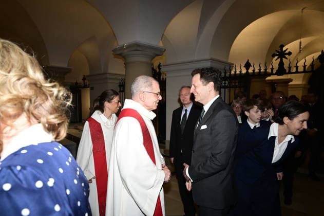 Stefan Scholpp and Georg Friedrich Prince of Prussia at the reopening of the Hohenzollern crypt in Berlin Cathedral Berlin, 01 03 2026 Copyright: xMatthiasxWehnertx